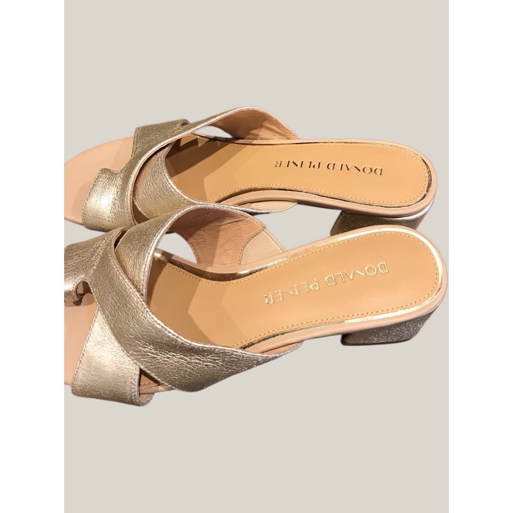 New Donald Pliner Women's Keena Plantino Casual Dress Heeled Sandal Sz 7.5 - Picture 4 of 8